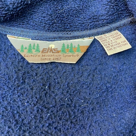 Vintage EMS winter themed pullover fleece size small - Picture 5 of 5